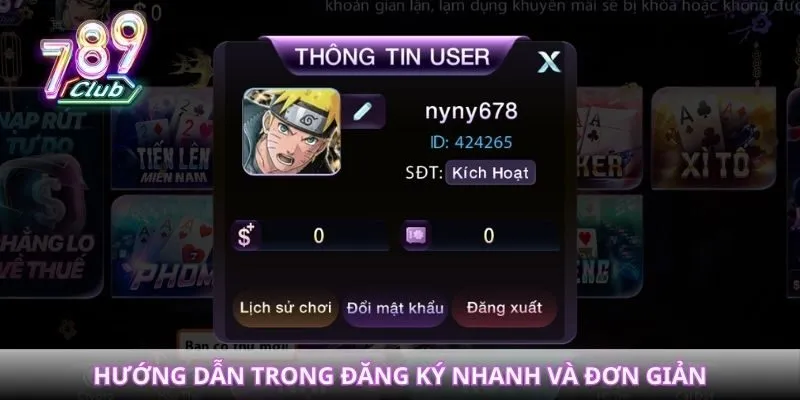 Hướng dẫn trong đăng ký nhanh và đơn giản